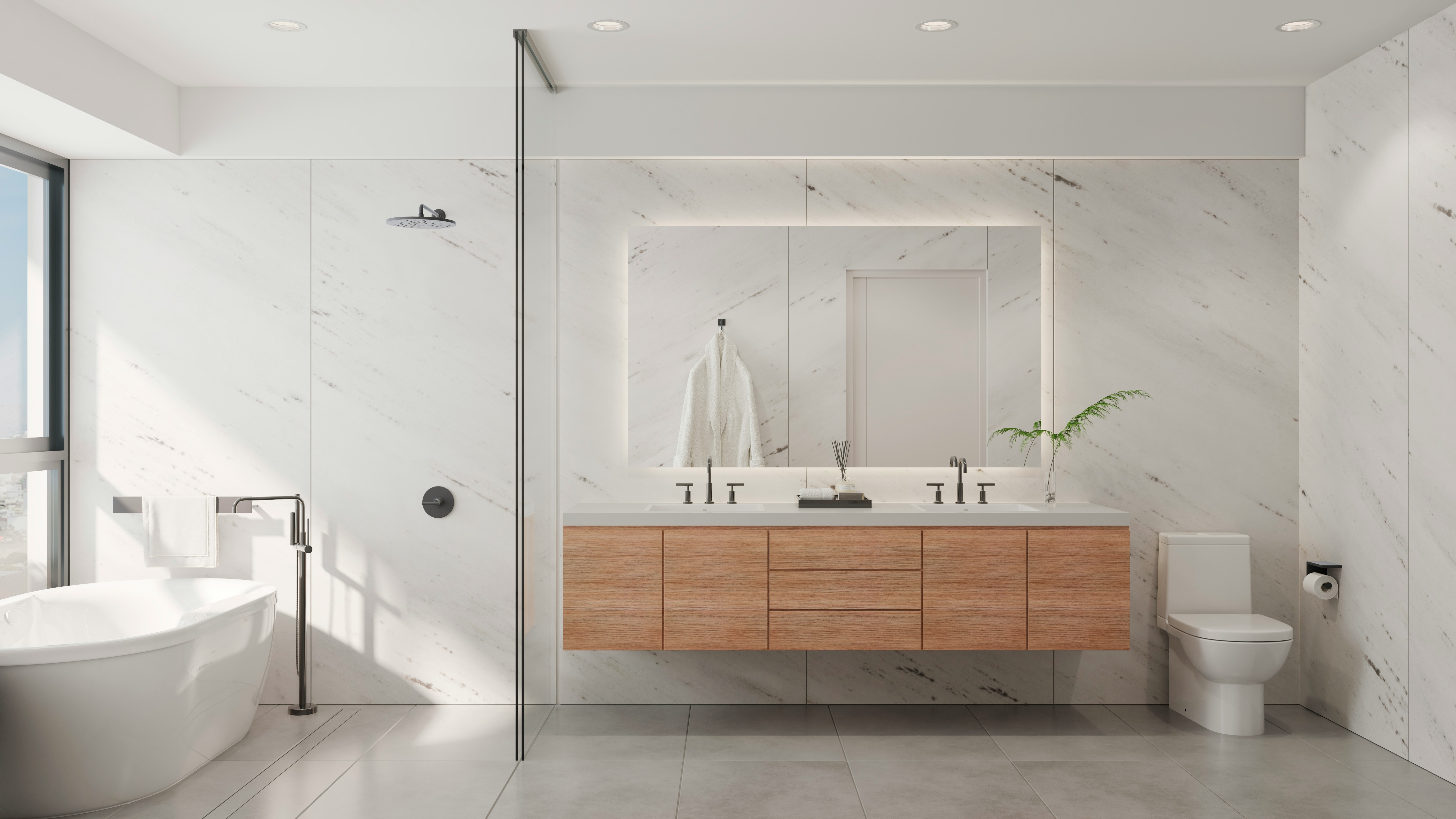 Bathroom remodel detail